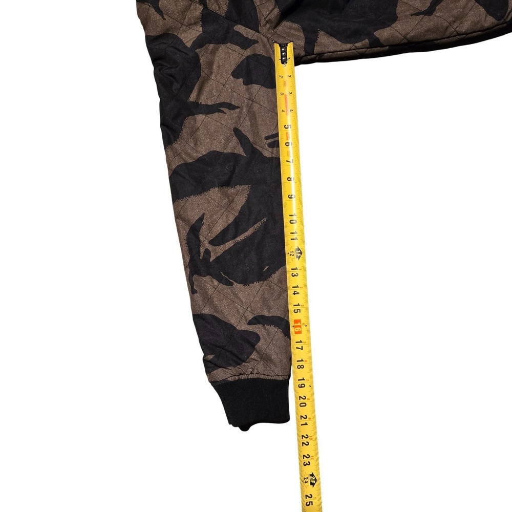 The North Face NF0A3IFU Reversible Bomber Jacket Camo Black Men's Small - Picture 9 of 12